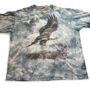 Vintage 1997 the mountain eagle tie dye‎ tshirt size XXL